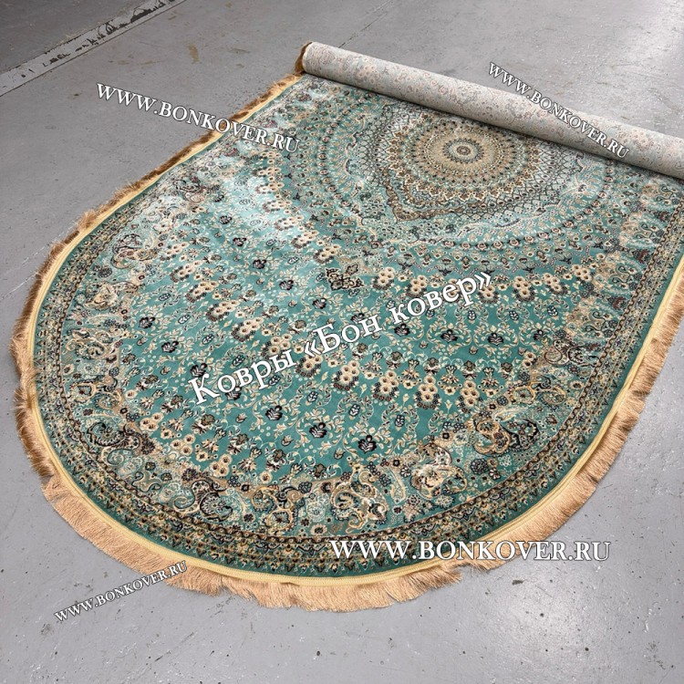 Восточный Овальный Ковер Медальон Дизайн 28763