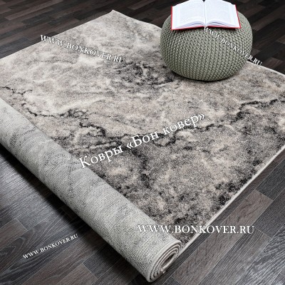 Ковер Серый с Бежевым New Прямоугольный