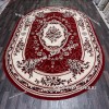Ковер Лайт Карпет New 4 Дизайн 18 Красный Овал