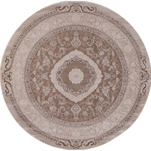 Ковер Armina 03874B BROWN / BROWN Круг
